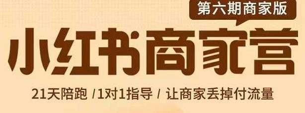 图片[1]-贾真-小红书商家营第6期商家版，21天带货陪跑课，让商家丢掉付流量-课程网