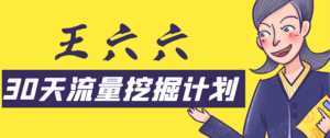 30天流量挖掘计划：脚本化，模板化且最快速有效获取1000-10000精准用户技术-课程网