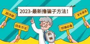 最新撸骗子方法日赚200+【11个超详细找车方法+发车渠道】-课程网